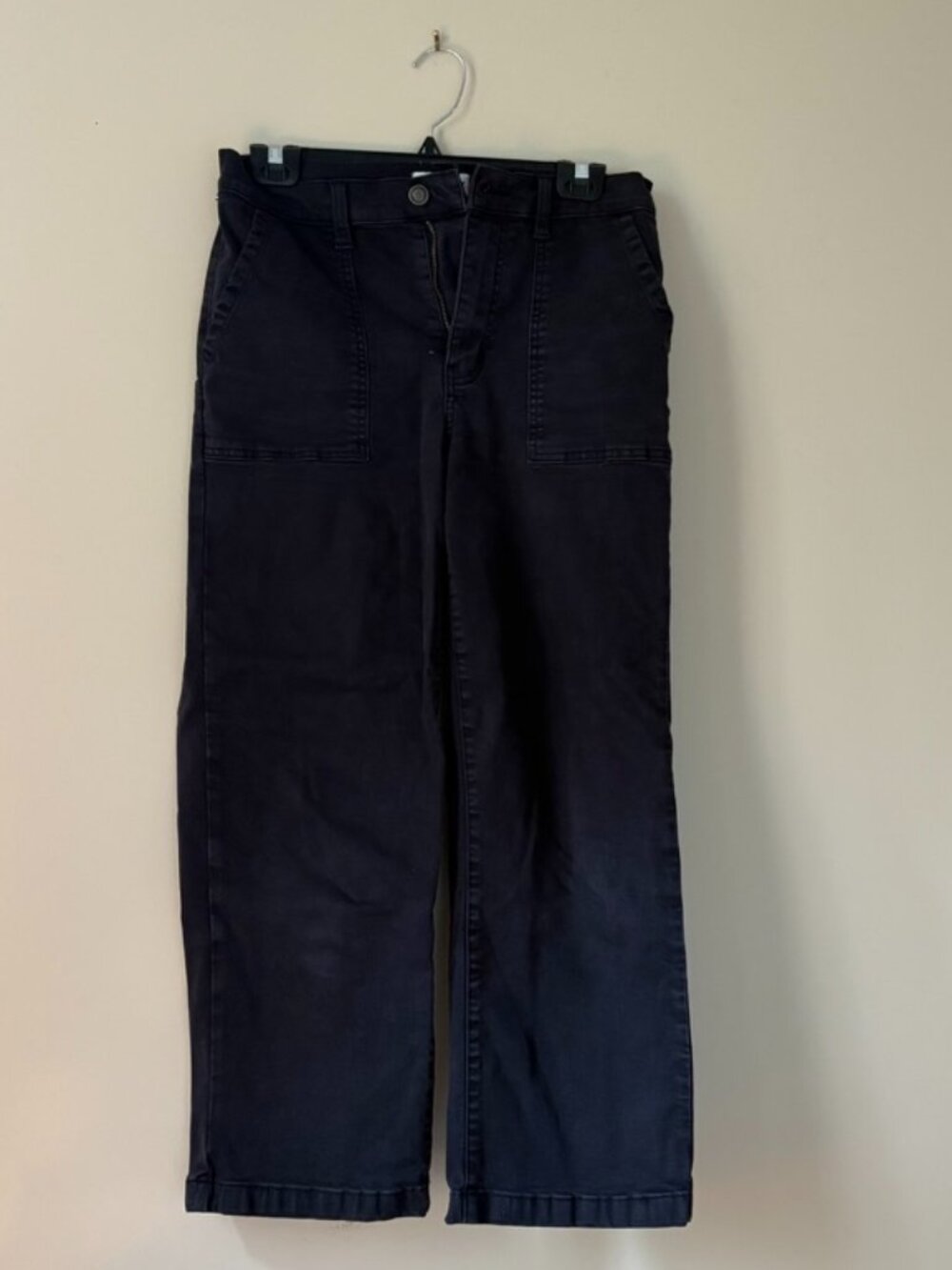 Black Utility Pants Studio Blue